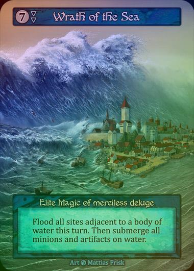 【FOIL】[Water] Wrath of the Sea [beta-Elite]